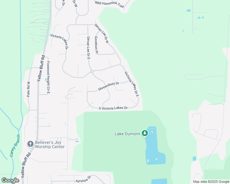 map of restaurants, bars, coffee shops, grocery stores, and more near 13466 Teddington Lane in Jacksonville