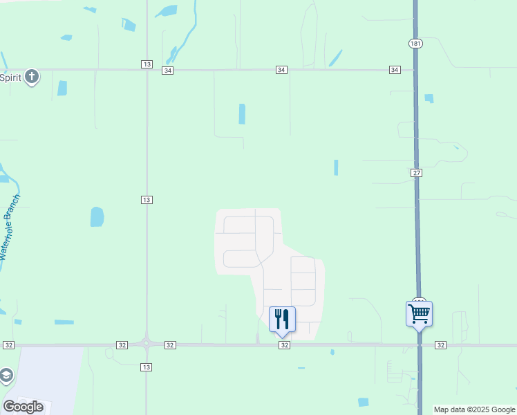 map of restaurants, bars, coffee shops, grocery stores, and more near Bankhead Blvd in Fairhope