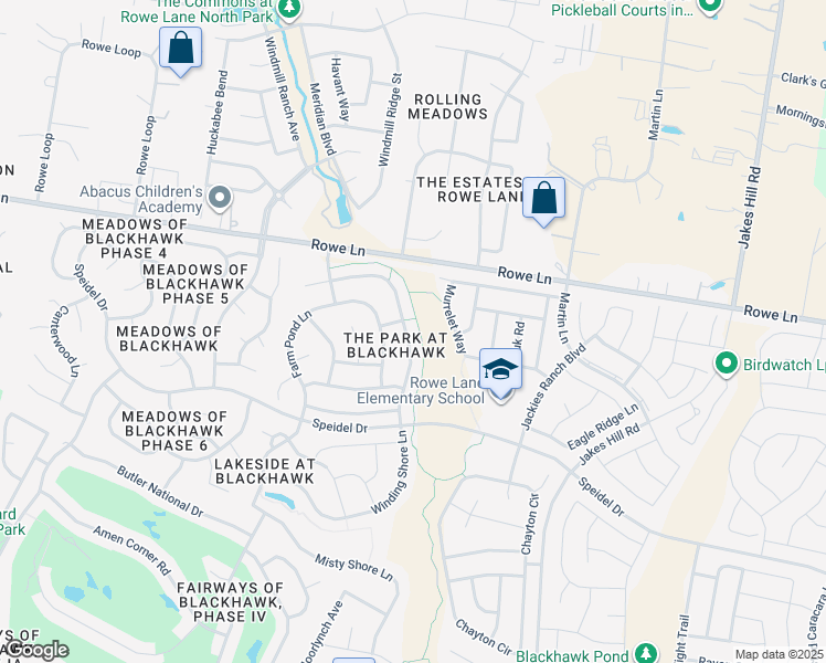 map of restaurants, bars, coffee shops, grocery stores, and more near 3253 Winding Shore Lane in Pflugerville