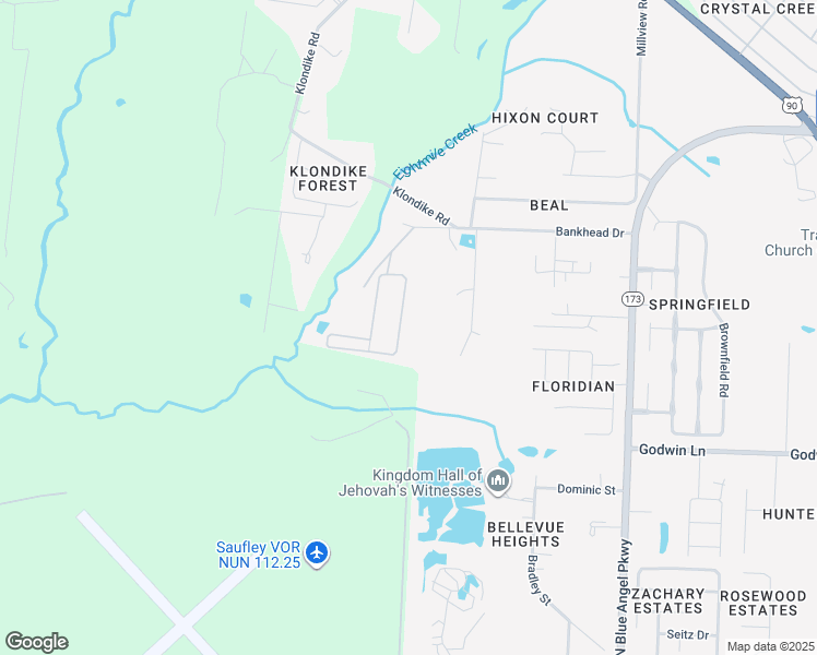 map of restaurants, bars, coffee shops, grocery stores, and more near 6858 Cedar Lake Drive in Pensacola