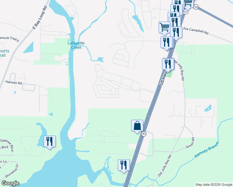 map of restaurants, bars, coffee shops, grocery stores, and more near in Freeport