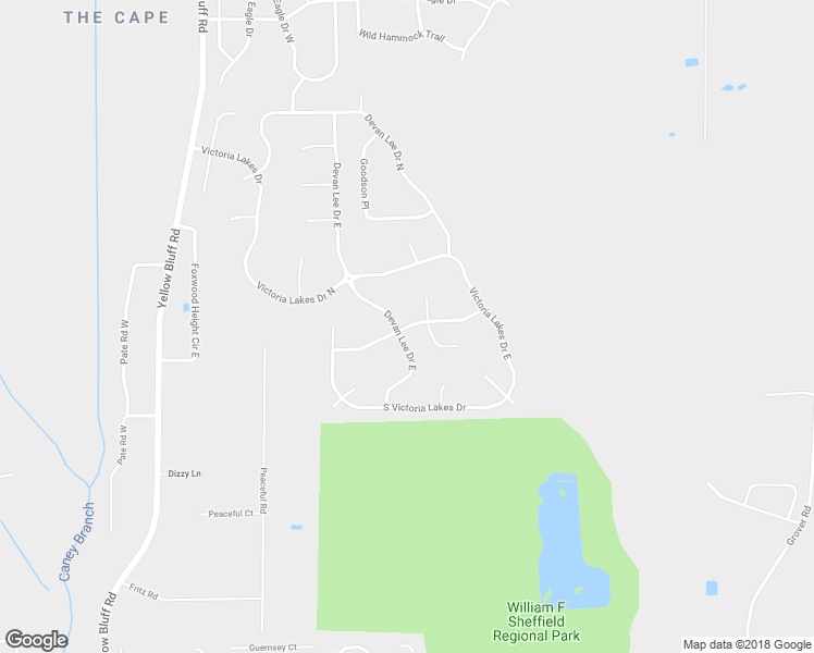 map of restaurants, bars, coffee shops, grocery stores, and more near 3568 Shrewsbury Drive in Jacksonville
