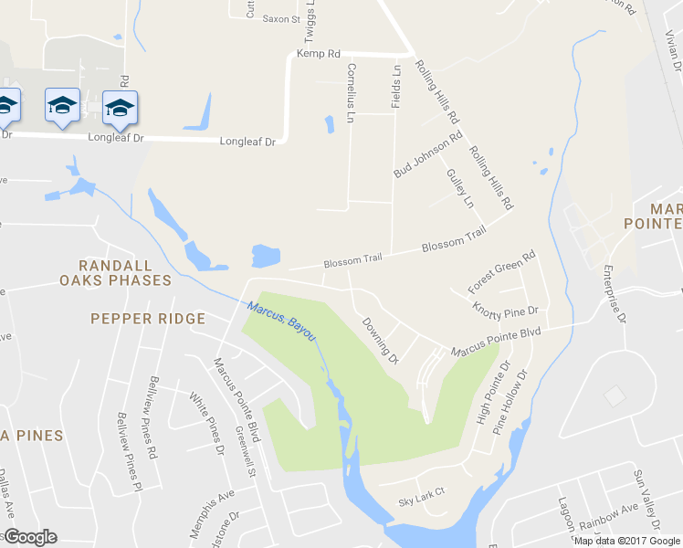 map of restaurants, bars, coffee shops, grocery stores, and more near 2084 Downing Drive in Pensacola