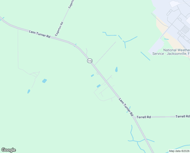 map of restaurants, bars, coffee shops, grocery stores, and more near 14014 Lem Turner Road in Jacksonville