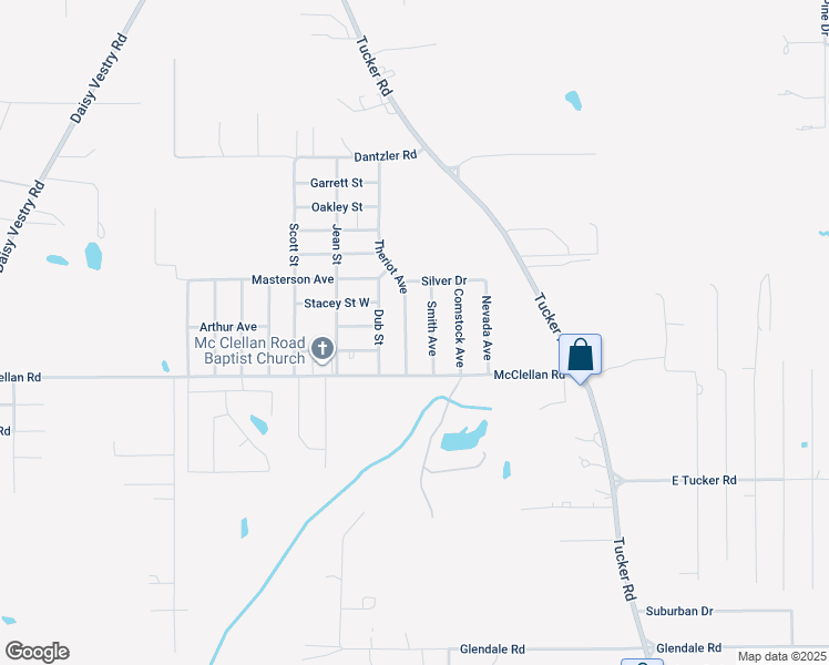 map of restaurants, bars, coffee shops, grocery stores, and more near 9621 Smith Avenue in Vancleave