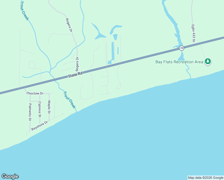 map of restaurants, bars, coffee shops, grocery stores, and more near 171 Indian Bay Drive in Freeport