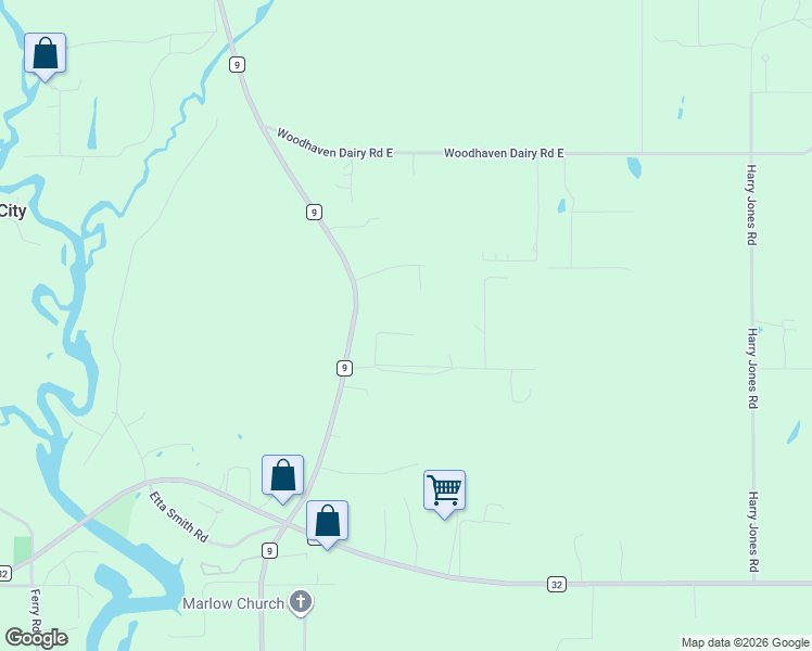 map of restaurants, bars, coffee shops, grocery stores, and more near 13720 Williams Lane in Summerdale