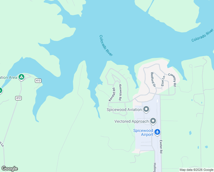 map of restaurants, bars, coffee shops, grocery stores, and more near 1036 Coventry Road in Spicewood