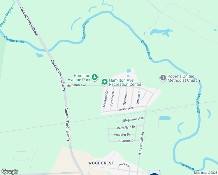 map of restaurants, bars, coffee shops, grocery stores, and more near 3246 Montreal Drive in Baton Rouge