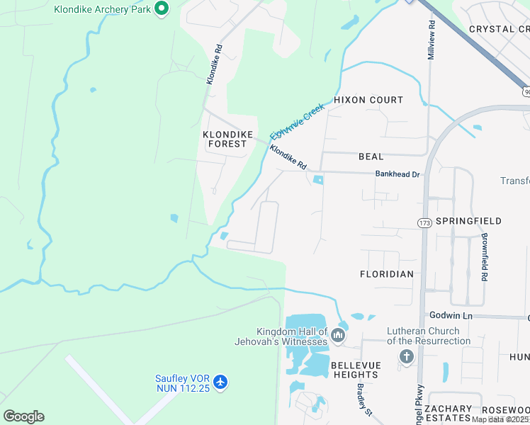 map of restaurants, bars, coffee shops, grocery stores, and more near 6805 Cedar Lake Drive in Pensacola