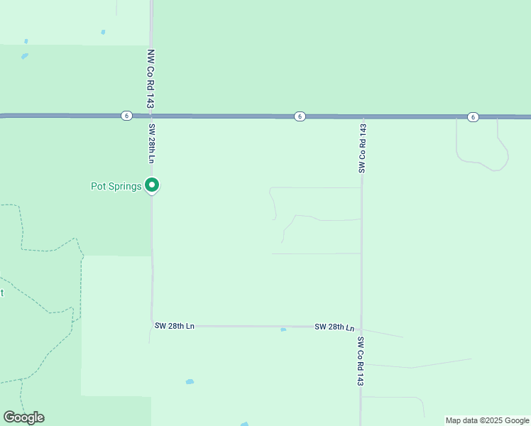 map of restaurants, bars, coffee shops, grocery stores, and more near 7185 County Road 143 in Jasper