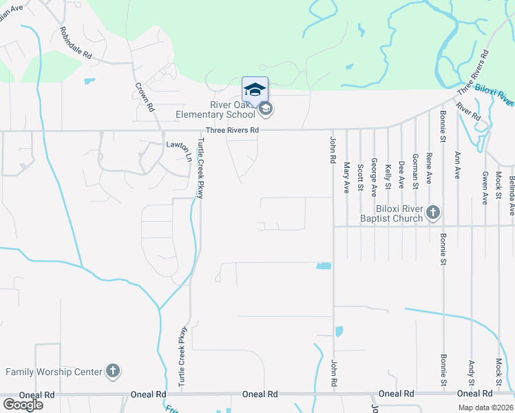 map of restaurants, bars, coffee shops, grocery stores, and more near 12417 Lundy Road in Gulfport