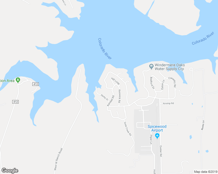 map of restaurants, bars, coffee shops, grocery stores, and more near 1036 Coventry Road in Spicewood