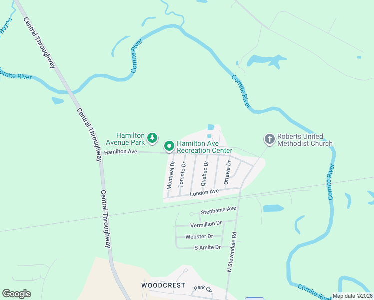 map of restaurants, bars, coffee shops, grocery stores, and more near 3246 Montreal Drive in Baton Rouge