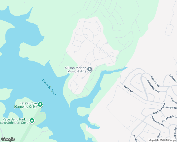 map of restaurants, bars, coffee shops, grocery stores, and more near 7613 Turnback Ledge Trail in Marble Falls