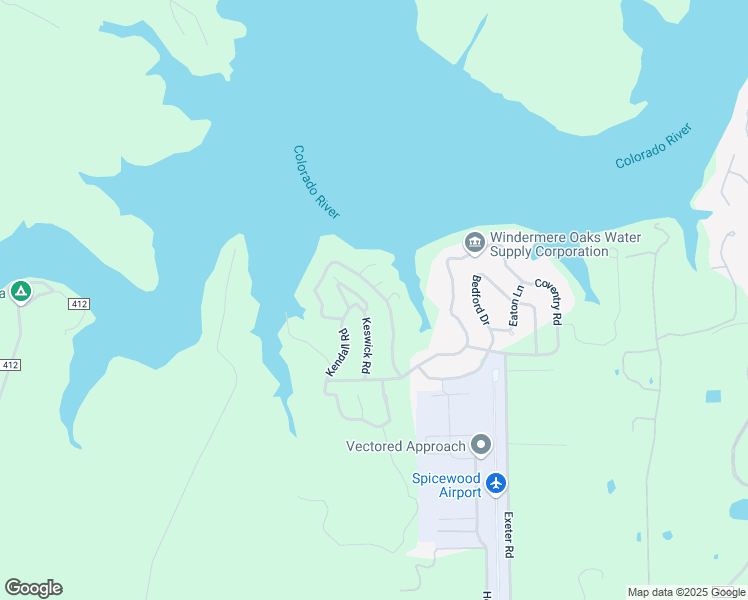 map of restaurants, bars, coffee shops, grocery stores, and more near 123 Keswick Road in Spicewood