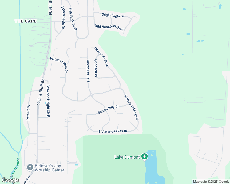 map of restaurants, bars, coffee shops, grocery stores, and more near 13651 Kayak Court in Jacksonville