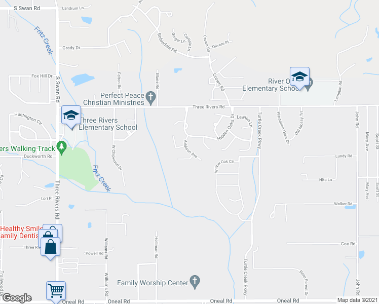 map of restaurants, bars, coffee shops, grocery stores, and more near 13484 Addison Avenue in Gulfport