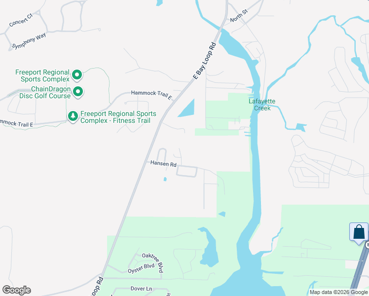 map of restaurants, bars, coffee shops, grocery stores, and more near 72 April Court in Freeport