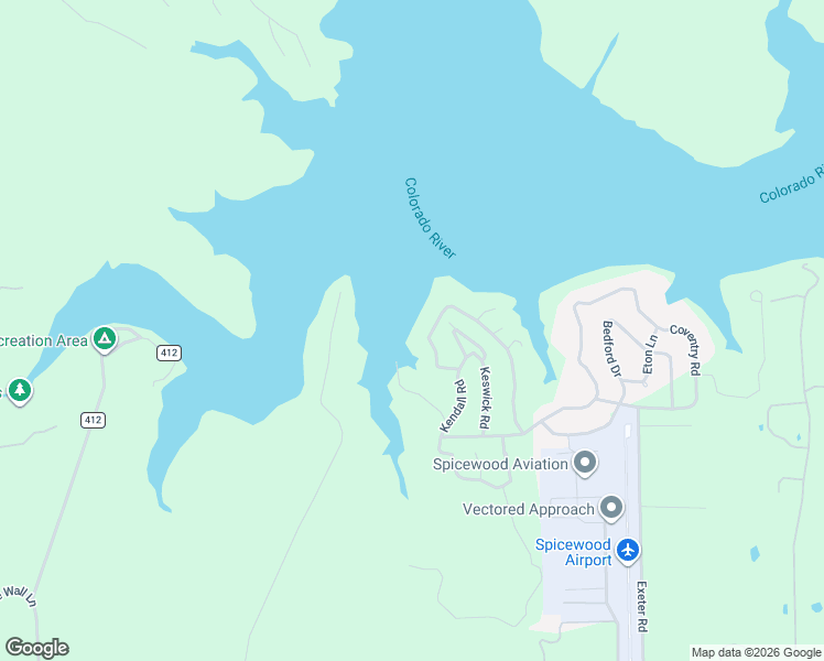 map of restaurants, bars, coffee shops, grocery stores, and more near 1019 Coventry Road in Spicewood