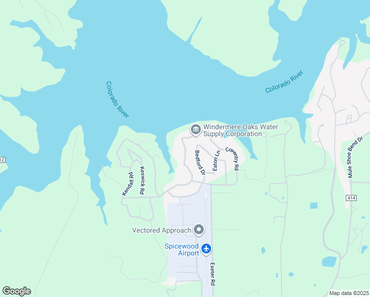 map of restaurants, bars, coffee shops, grocery stores, and more near 501 Coventry Road in Spicewood