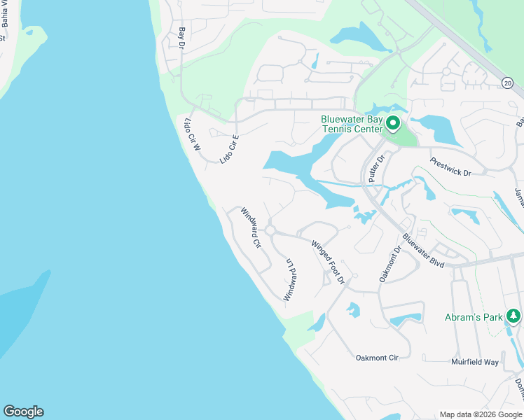map of restaurants, bars, coffee shops, grocery stores, and more near 301 Windward Cove West in Niceville