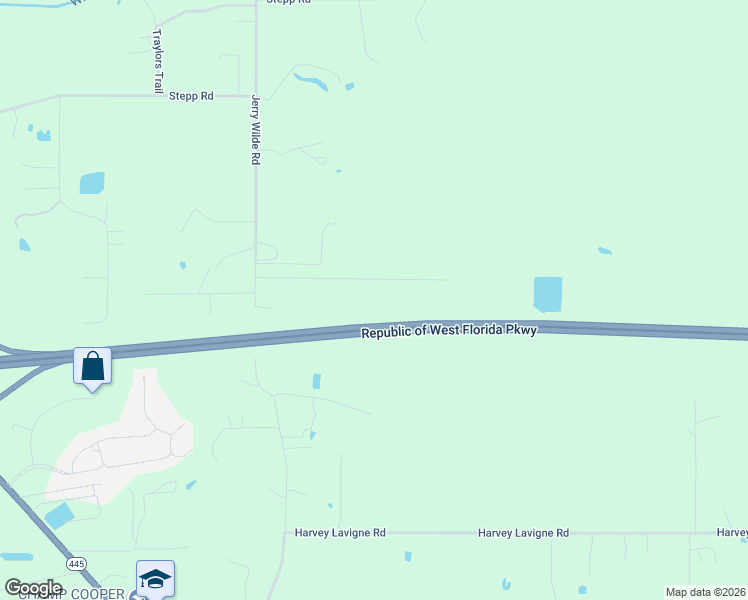 map of restaurants, bars, coffee shops, grocery stores, and more near 24354 Micheal Road in Ponchatoula