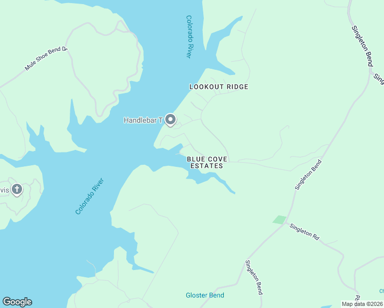 map of restaurants, bars, coffee shops, grocery stores, and more near 26607 Blue Cove in Marble Falls