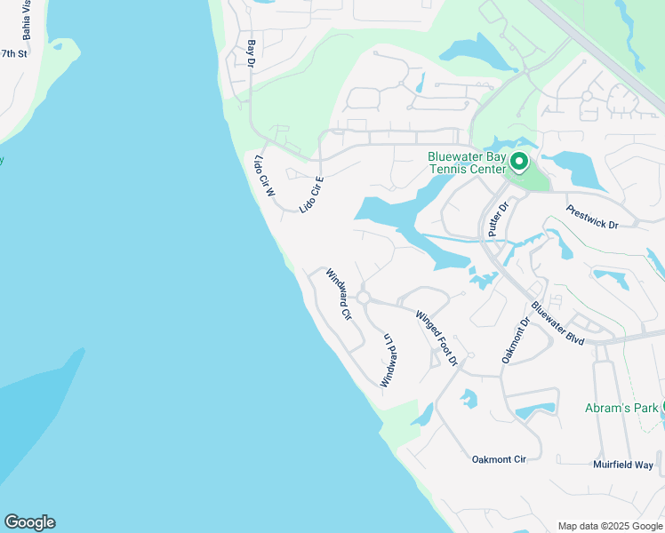 map of restaurants, bars, coffee shops, grocery stores, and more near 1309 Windward Circle in Niceville