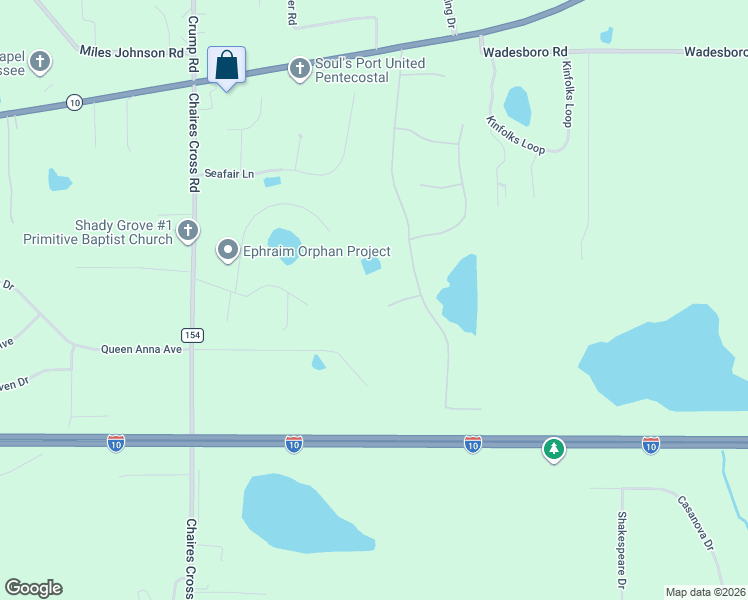 map of restaurants, bars, coffee shops, grocery stores, and more near 9403 Montserrat Court in Tallahassee
