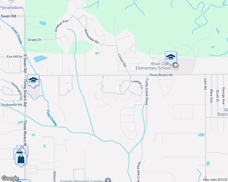 map of restaurants, bars, coffee shops, grocery stores, and more near 13707 Dunvegan Drive in Gulfport