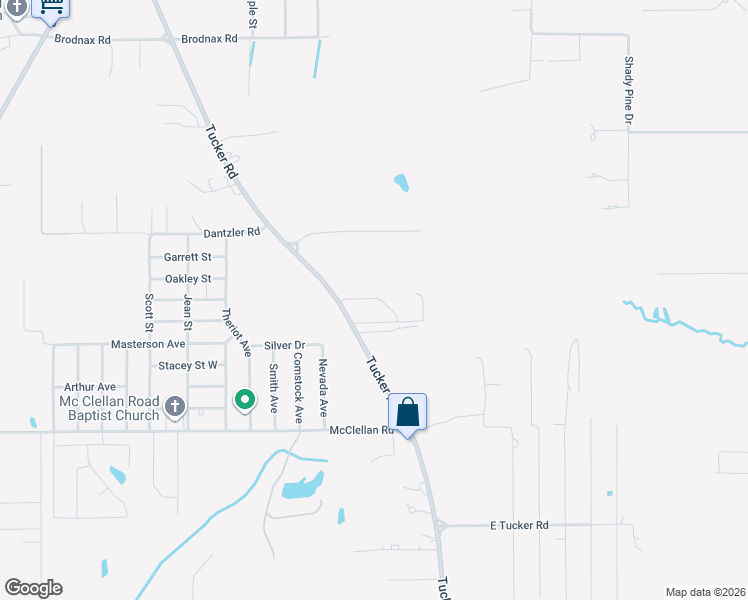 map of restaurants, bars, coffee shops, grocery stores, and more near 9800 Tucker Road in Ocean Springs