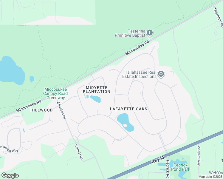 map of restaurants, bars, coffee shops, grocery stores, and more near 2304 Monaco Drive in Tallahassee