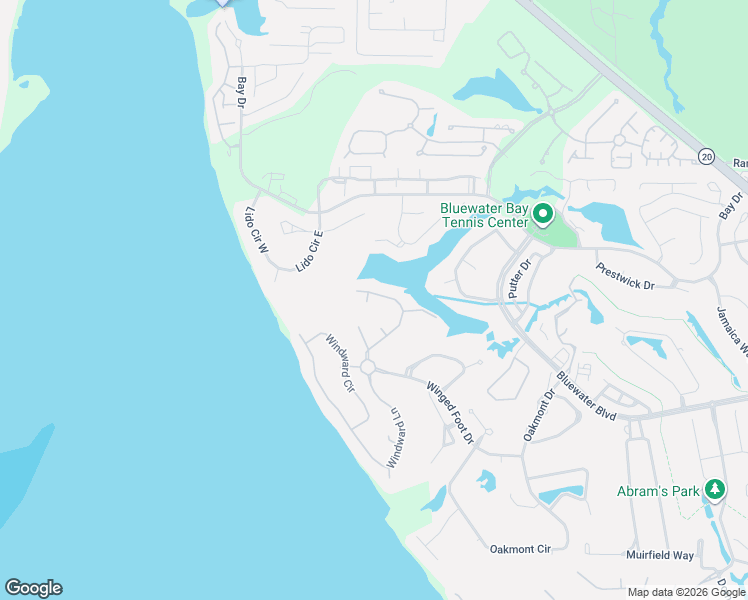 map of restaurants, bars, coffee shops, grocery stores, and more near 227 Windward Drive in Niceville