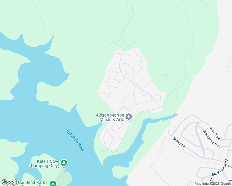 map of restaurants, bars, coffee shops, grocery stores, and more near 7716 Pace Ravine Drive in Meadowlakes