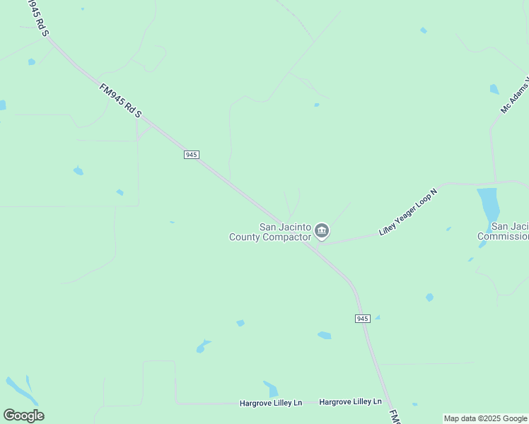 map of restaurants, bars, coffee shops, grocery stores, and more near 6101 Farm to Market Road 945 in Cleveland