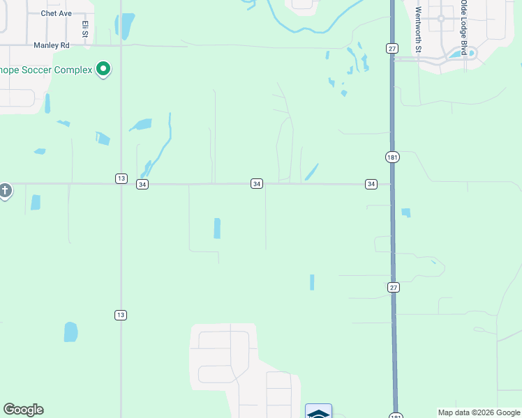 map of restaurants, bars, coffee shops, grocery stores, and more near 9520 County Road 34 in Fairhope