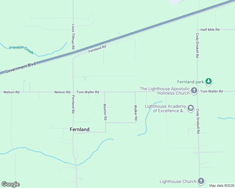map of restaurants, bars, coffee shops, grocery stores, and more near 10361 Tom Waller Road in Grand Bay