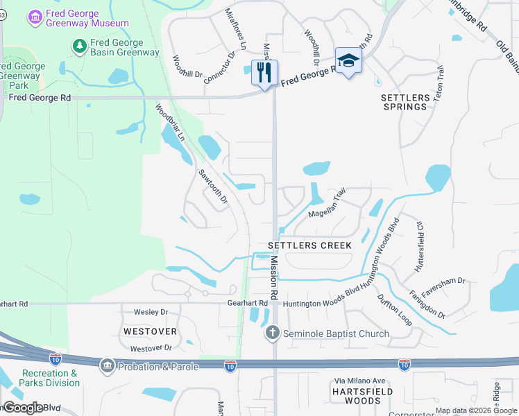 map of restaurants, bars, coffee shops, grocery stores, and more near 4032 Remer Court in Tallahassee