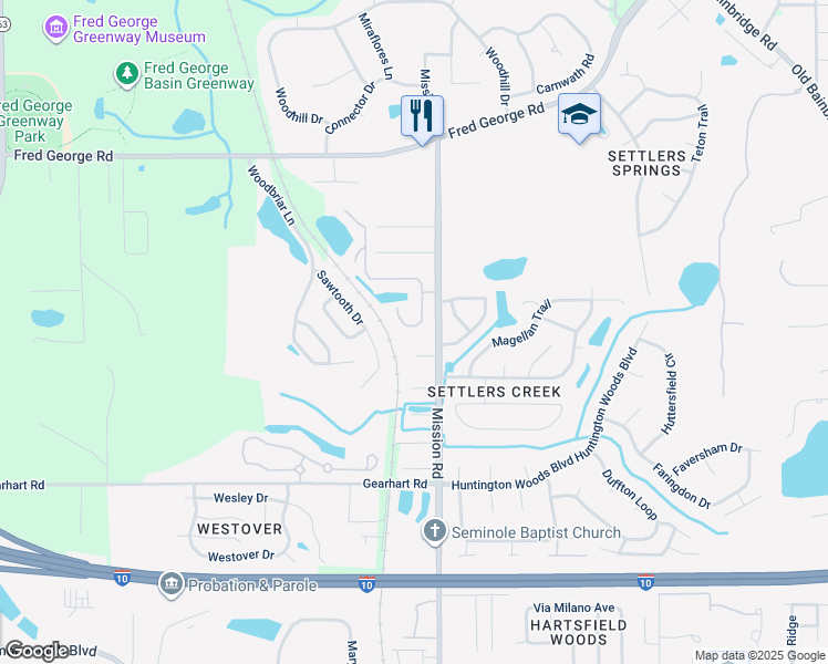 map of restaurants, bars, coffee shops, grocery stores, and more near 4028 Mirjana Court in Tallahassee