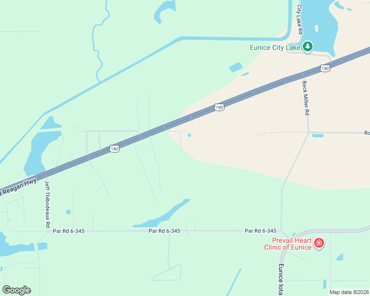 map of restaurants, bars, coffee shops, grocery stores, and more near 209 Devillier Road in Eunice