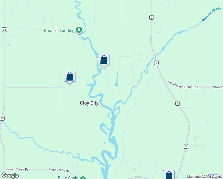map of restaurants, bars, coffee shops, grocery stores, and more near 12849 Woodhaven Dairy Road West in Silverhill