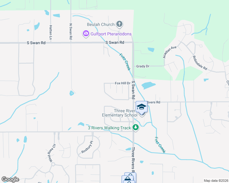 map of restaurants, bars, coffee shops, grocery stores, and more near 13731 Chase Meadow Way in Gulfport