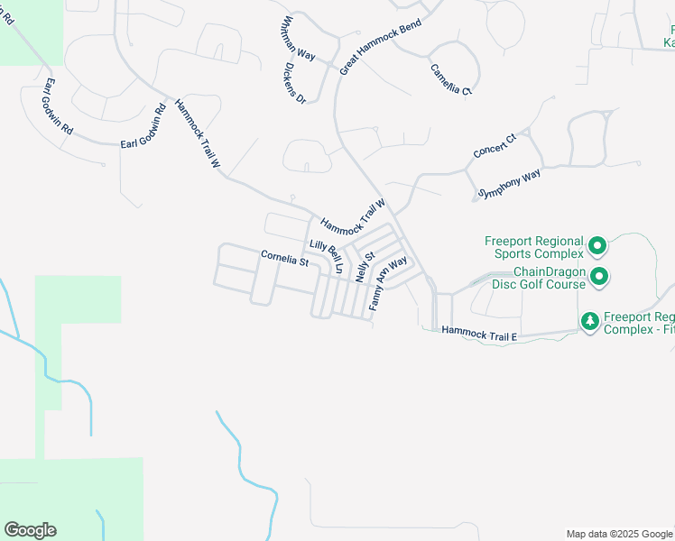 map of restaurants, bars, coffee shops, grocery stores, and more near 40 Lilly Bell Lane in Freeport