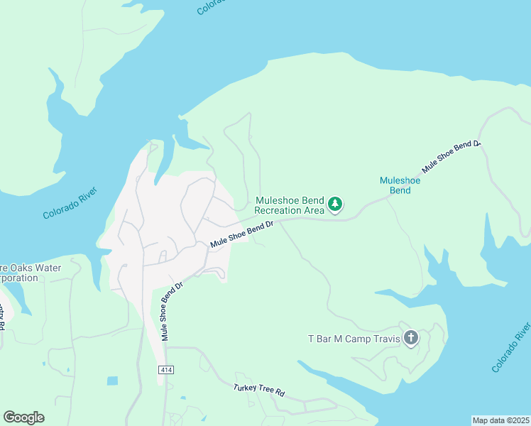 map of restaurants, bars, coffee shops, grocery stores, and more near 303 Wesley Ridge Drive in Spicewood