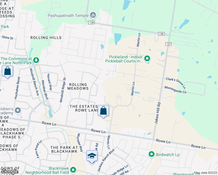 map of restaurants, bars, coffee shops, grocery stores, and more near 20948 Mandrake Drive in Pflugerville
