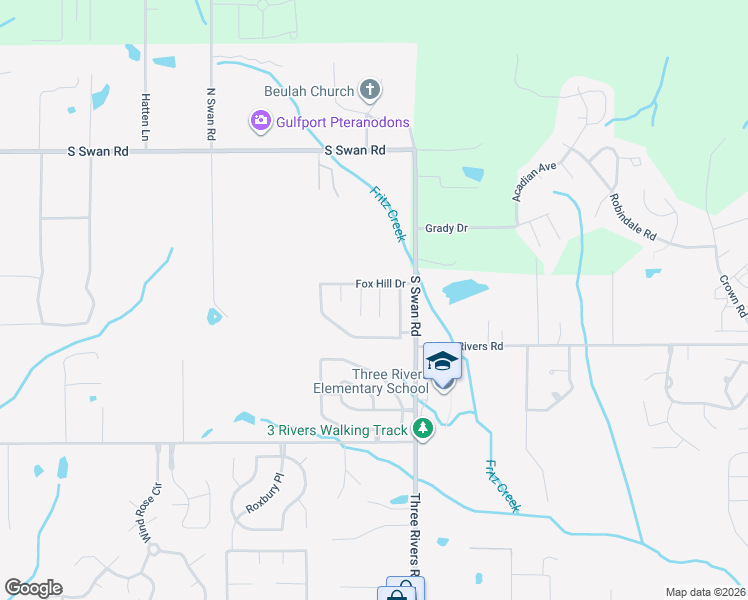 map of restaurants, bars, coffee shops, grocery stores, and more near 13731 Chase Meadow Way in Gulfport