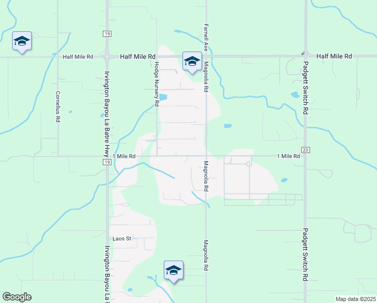 map of restaurants, bars, coffee shops, grocery stores, and more near 7860 1 Mile Rd in Mobile