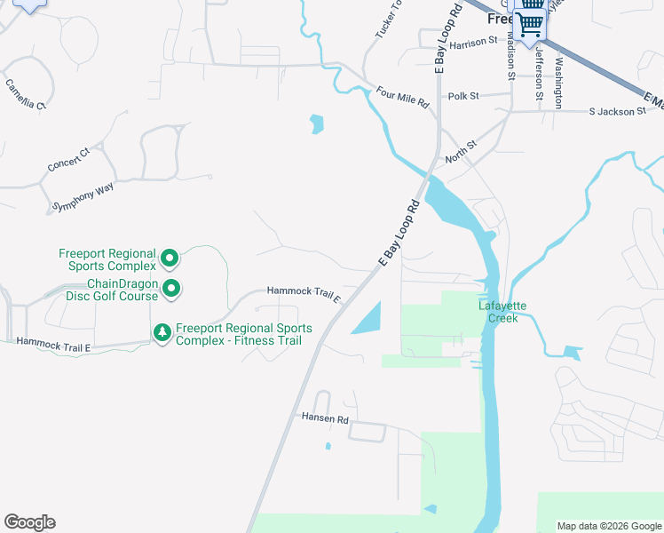 map of restaurants, bars, coffee shops, grocery stores, and more near 99 Sarah Street in Freeport