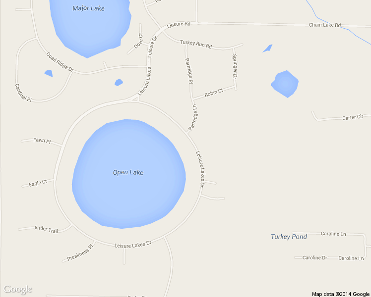 map of restaurants, bars, coffee shops, grocery stores, and more near 4497 Leisure Lakes Drive in Chipley